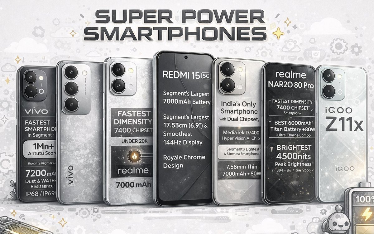 Top 5 Smartphones Under ₹20,000 in India: March 2026’s Best for Battery, Camera, and Value