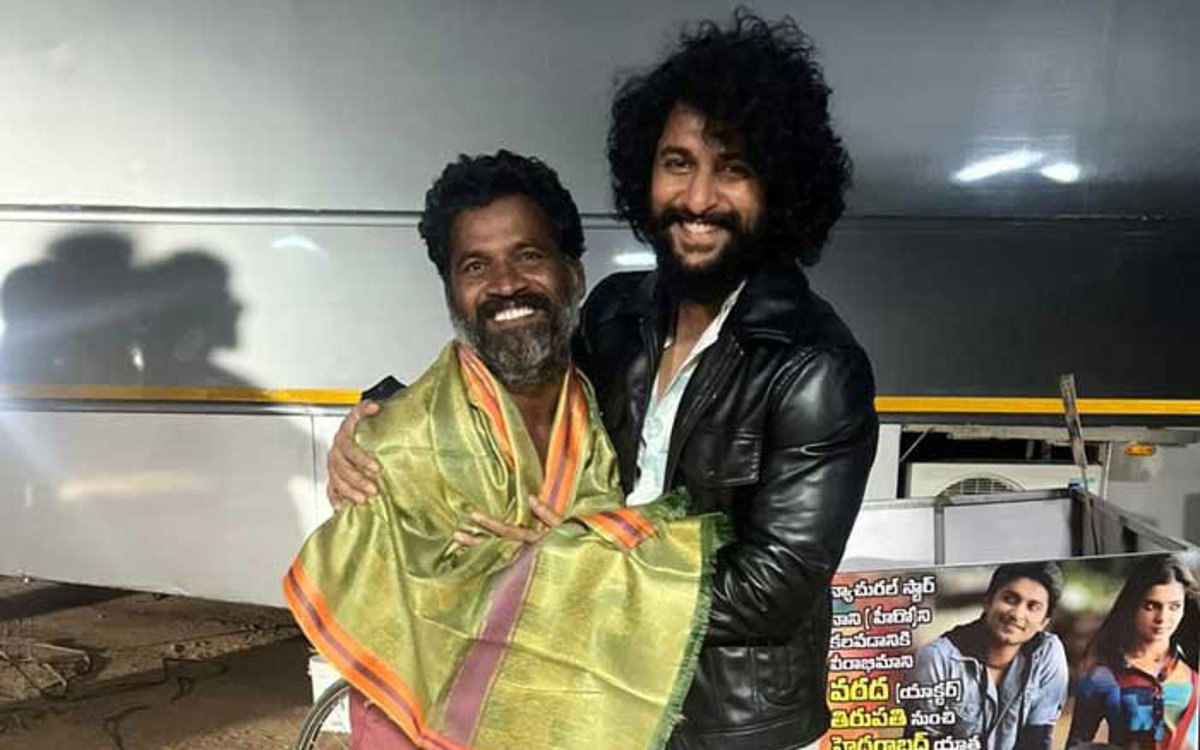 Natural Star Nani Meets Devoted Fan Who Cycled From Tirupathi