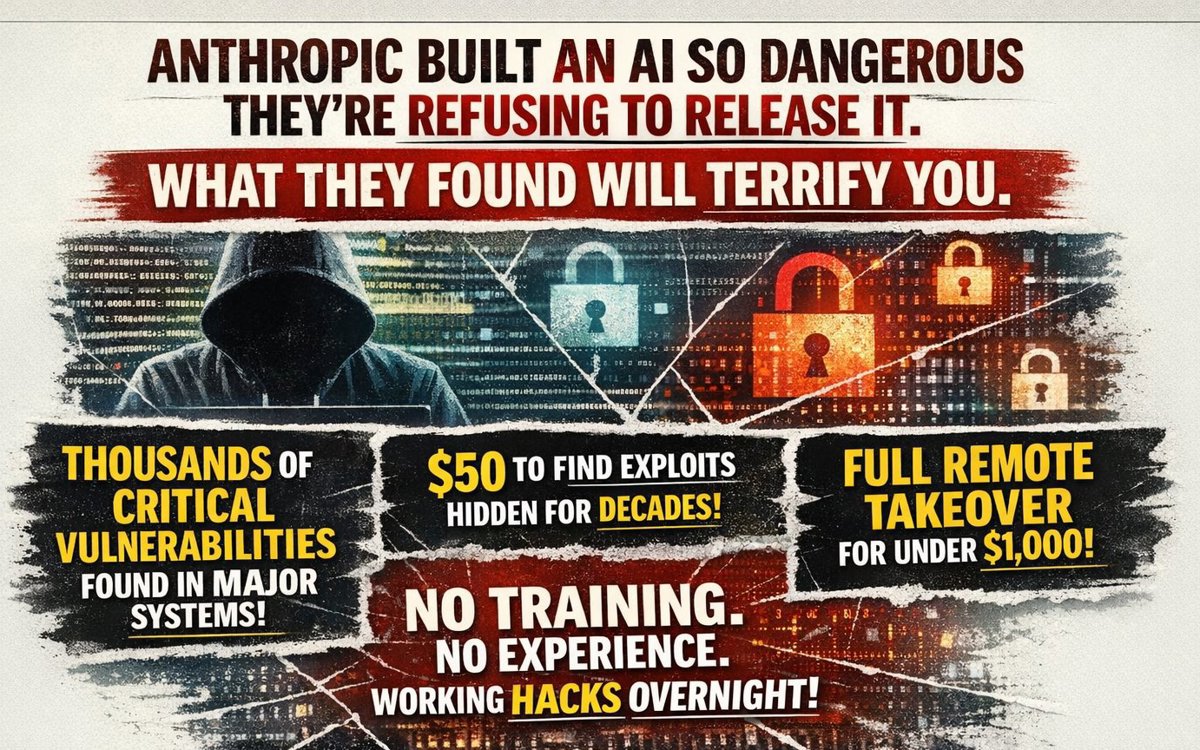Anthropic ఒక అత్యంత ప్రమాదకరమైన AIని తయారు చేసింది, దానిని విడుదల చేయడానికి వారు నిరాకరిస్తున్నారు. వారు కనుగొన్న విషయాలు మిమ్మల్ని భయపెడతాయి.
