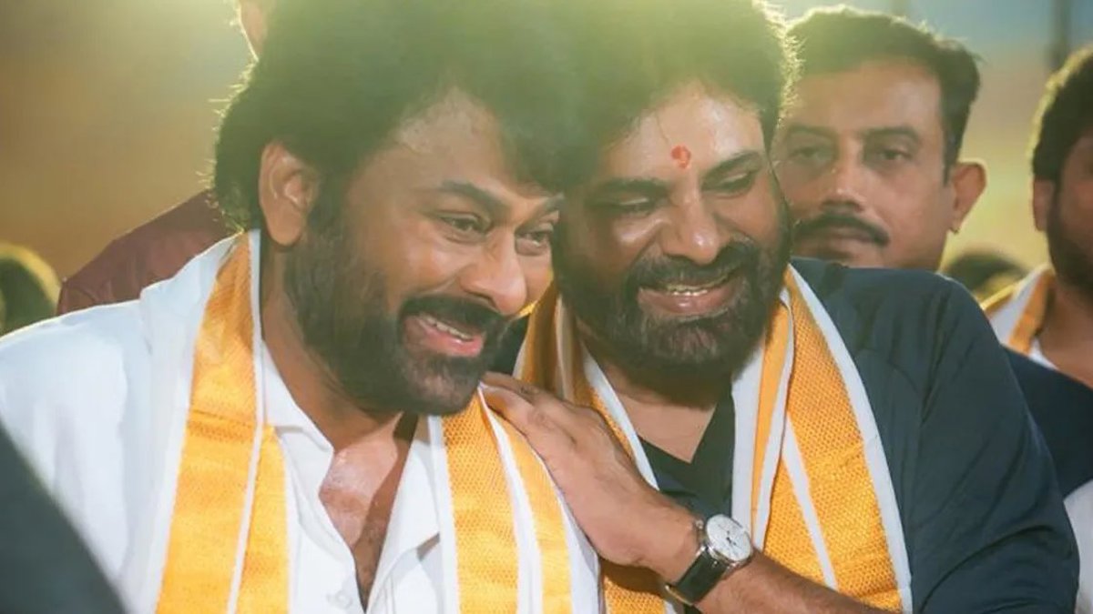 చిరంజీవి, పవన్ కళ్యాణ్, నాగబాబు సమక్షంలో ఘనంగా ప్రారంభమైన మెగా 158