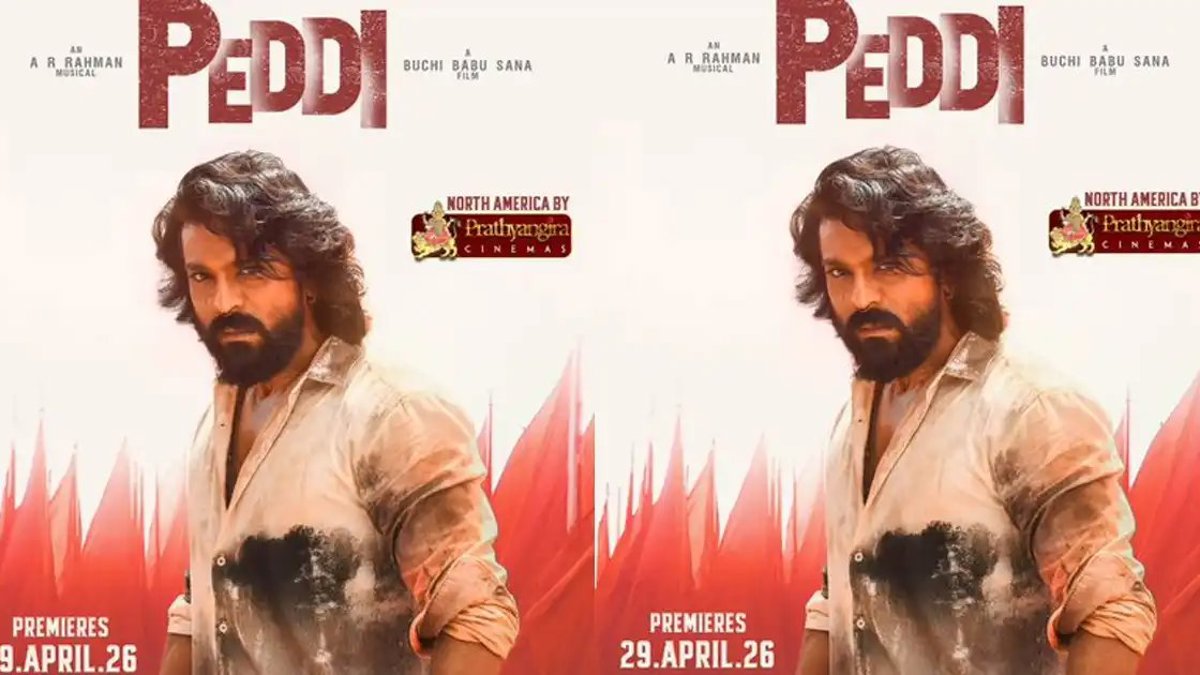 రామ్ చరణ్ 'పెద్ది' జూన్ 4న విడుదల; ఎమోషనల్ వండర్ అని టీమ్ ప్రామిస్