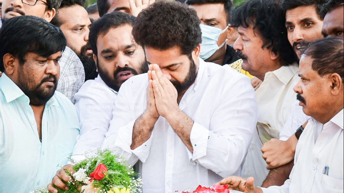 Jr NTR Pays Heartfelt Tribute at Sr NTR’s 103rd Birth Anniversary