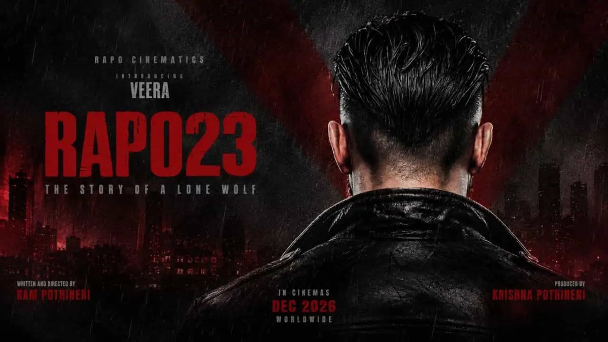Ram Pothineni’s RAPO23 Sets Sights on ₹100 Crore Landmark Ambition