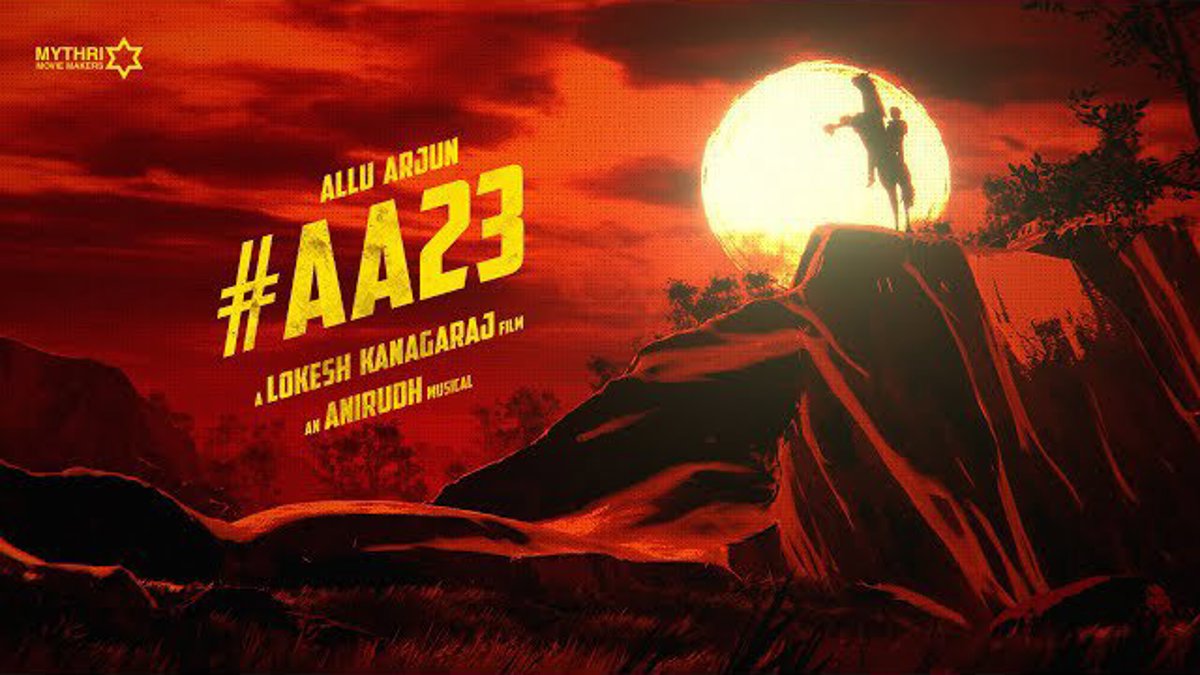 రాకా పూర్తయ్యాక AA23 కోసం సిద్ధమవుతున్న అల్లు అర్జున్ మరియు లోకేష్ కనగరాజ్