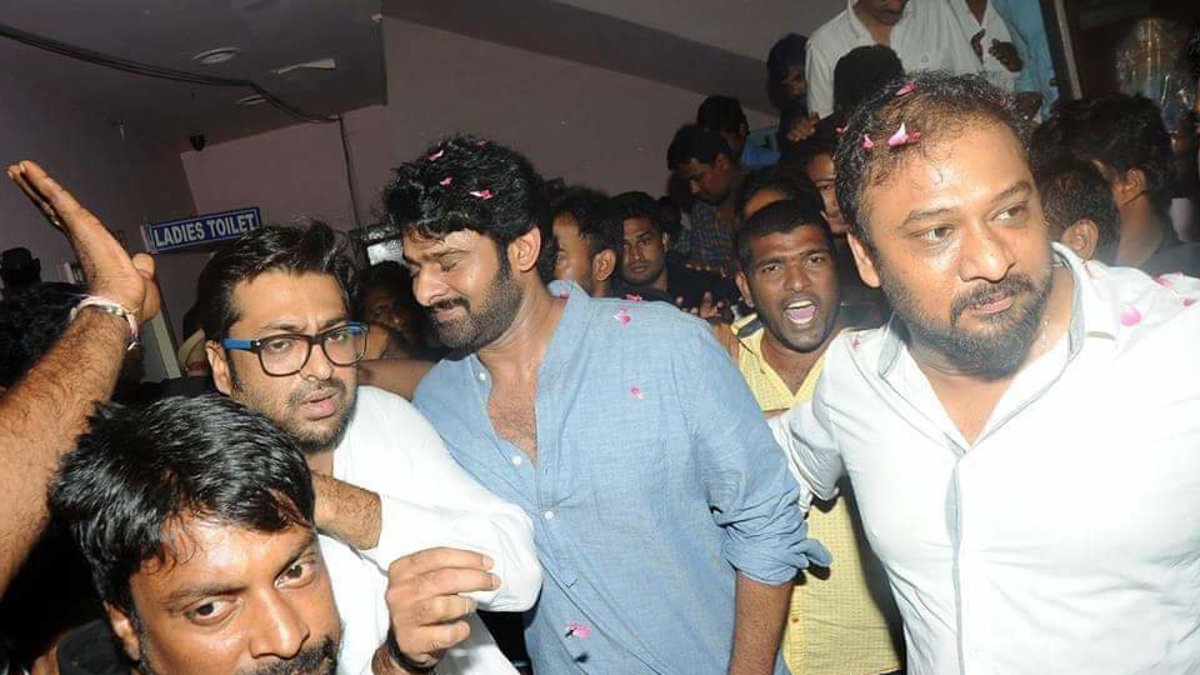 Prabhas Draws Massive Crowd in Hyderabad for 'Spirit' Night Shoot