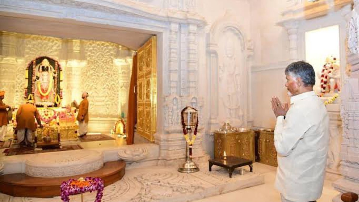 Naidu Proposes Balaji Temple in Ayodhya, Seeks 10 Acres from UP Govt