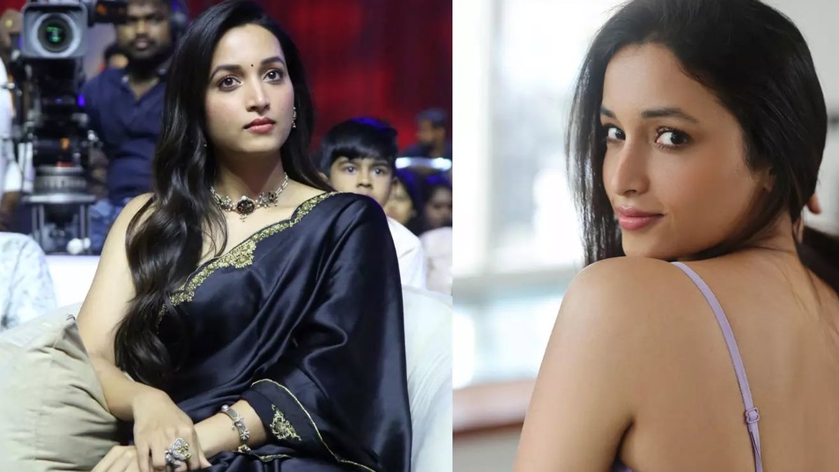 Srinidhi Shetty Shares Playful Moments With Trivikram on Aadarsha Kutumbam Set