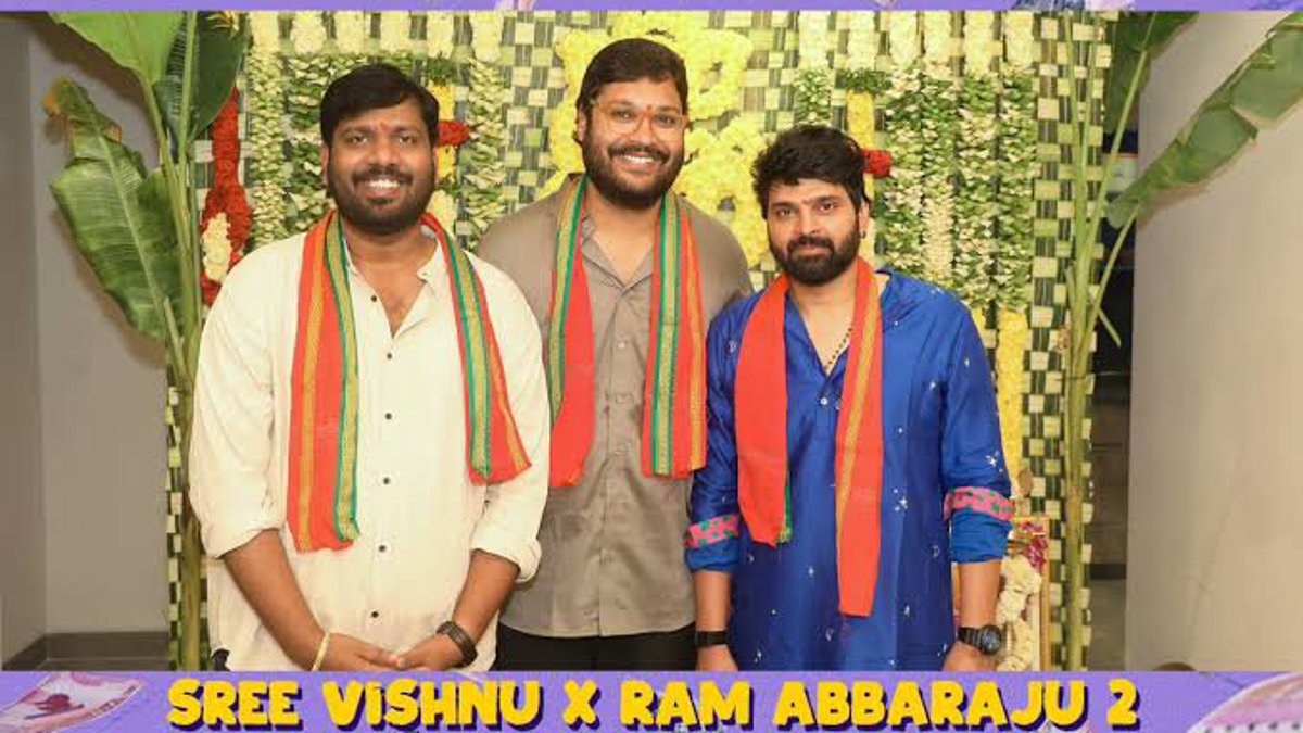 Sree Vishnu and Ram Abbaraju Reunite for Mythri Movie Makers’ Sankranthi 2027 Film