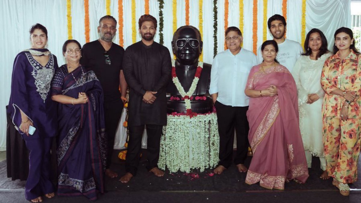 Allu Arjun Unveils ICONZA Creative Office on Grandfather's Birth Anniversary