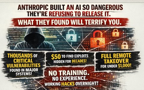 Anthropic ఒక అత్యంత ప్రమాదకరమైన AIని తయారు చేసింది, దానిని విడుదల చేయడానికి వారు నిరాకరిస్తున్నారు. వారు కనుగొన్న విషయాలు మిమ్మల్ని భయపెడతాయి.