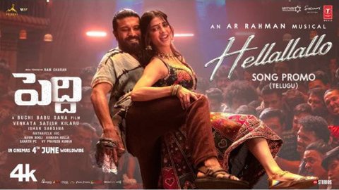 Ram Charan’s Peddi Sets Sights High with Hellallallo Song, Fans Await Massa Massa
