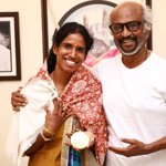 Rajinikanth Meets Asian Games Gold Medallist Vidya Ramaraj Ahead of Jailer 2 Release